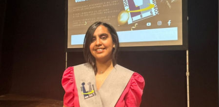 La protagonista de la historia en una foto colgada en su perfil de Twitter.