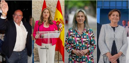 Jesús Julio Carnero (Valladolid), PP; Cristina Ayala (Burgos), PP; Ana Guarinos (Guadalajara), PP; Carmen Moriyón (Gijón), Fòrum Astúries
