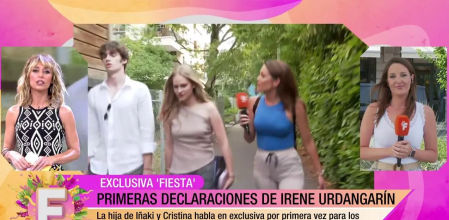 Irene Urdangarín ha hablado por primera vez con la prensa