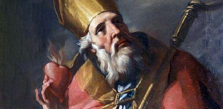 Agustín de Hipona, doctor de la Iglesia, en un retrato del siglo XVIII