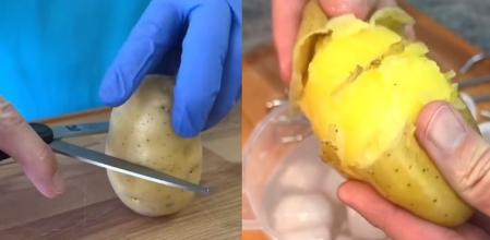 El truco de TikTok para pelar patatas rápidamente