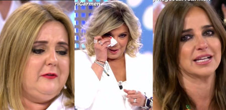 Sálvame' se rompe a llorar por la ausencia de Jorge Javier en el último programa: ''Me hubiera encantado que hoy estuviese aquí