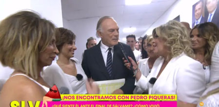 Pedro Piqueras hizo una última aparición en 'Sálvame'