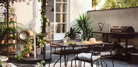 Rebajas en muebles de exterior de Ikea.