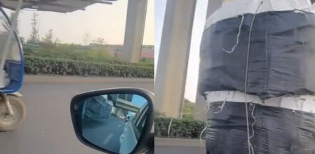 Alucinan con toda la carga que lleva en la moto: “Dios mío cómo es posible este suceso”