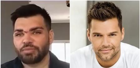 El fan de Ricky Martin se arrepiente de intentar parecerse a él&nbsp;