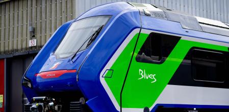 La velocidad máxima del modelo de tren Blues es de 160 km/h