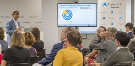 El investigador del Ivie y coordinador del Observatorio GECE, Alejandro Escribá, presentó ayer los principales mensajes del nuevo informe