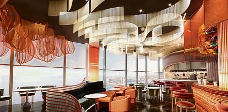 Render del nuevo Nuxe, en el hotel W de Barcelona