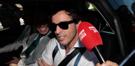 íñigo Onieva en la llegada a su boda