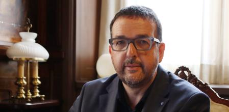 Albert Castells, alcalde de Vic.