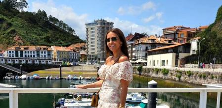 Paula Echevarría con las botas cowboy en Candás