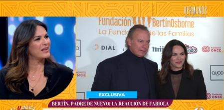 Fabiola Martínez desvela cómo se enteró de la paternidad de Bertín Osborne: ''Me lo dijo él porque somos un equipo''