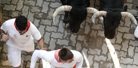 No todos se atreven a correr delante de los toros&nbsp;