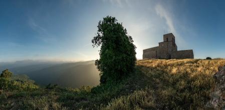 La niebla del Castell de Tagamanent.