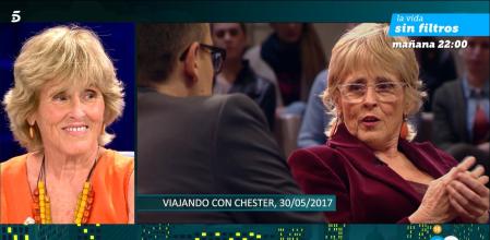 Mercedes Milá hablando sobre su salud mental.