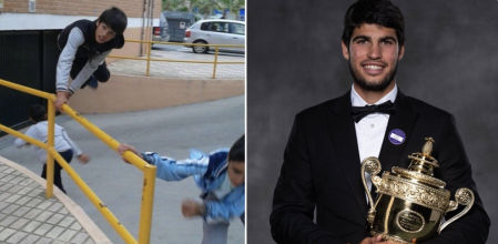 Carlos Alcaraz utiliza una foto de su cuenta secreta de Instagram para celebrar Wimbledon: “Cómo empezó… Cómo va”