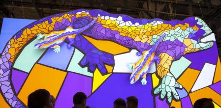 INICIO DE LA FERIA INTEGRATED SYSTEMS EUROPE ( ISE ) EN FERIA GRAN VIA DE L’HOSPITALET DEDICADA AL SECTOR AUDIOVISUAL. ESTAND DE EPSON