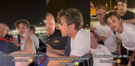 El cantante tuvo que pedir calma y paciencia a sus excitados seguidores.