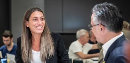 Míriam Nogueras, miércoles en el Hotel Gallery de Barcelona