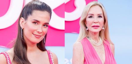 María Pombo y Carmen Lomana en la premiere de 'Barbie' en Madrid