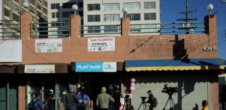 El Mini Market de Las Palmita (Los Ángeles) donde se vendió el boleto premiado