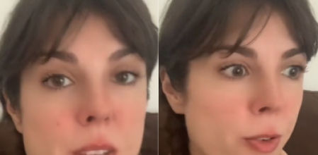 La actriz explica emocionada la escena