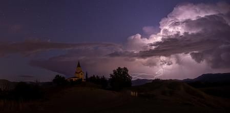 Espectáculo de relámpagos en Puig-agut.