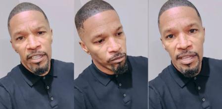 Jamie Foxx en su primera aparición pública