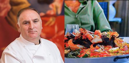 El chef José Andrés alucina con una paella 