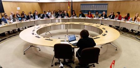 07 / 02/ 2020 MADRID.- Reunion del consejo Politica Fiscal y Financiera en el ministerio Economia Ministra de Hacienda Maria Jesus Montero La ministra de Política Territorial y Función Pública, Carolina Darias Natalia Mas 