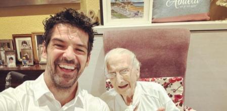 Miguel Ángel Muñoz y su 'tata'