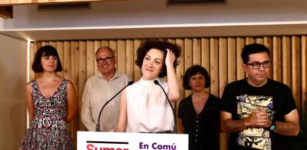 Vidal, durante su comparecencia en la sede de los comunes en Barcelona