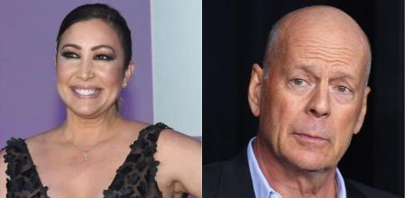 María Bravo y Bruce Willis