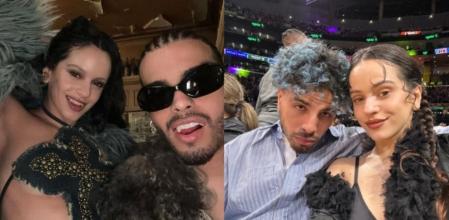 Un par de fotos de Rauw Alejandro y Rosalía