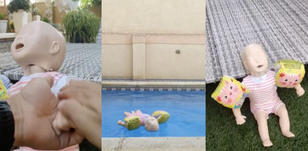 El error que cometes al poner los manguitos a tu hijo y el riesgo mortal que comporta, según un operario de emergencias