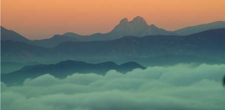 Mar de nieblas en pleno verano.