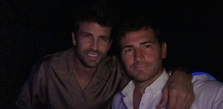 Gerard Piqué e Iker Casillas en 2010