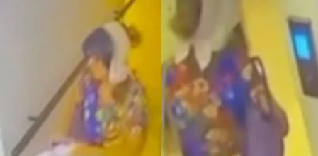 Las cámaras de seguridad captaron cómo entraba