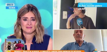 La emoción de Sandra Barneda con el joven que ha salvado su negocio gracias a las redes