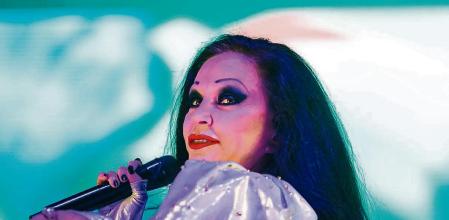 COLLADO VILLALBA, SPAIN - JULY 23: Alaska of Fangoria performs on July 23, 2022 in Collado Villalba, Spain. (Photo by David Benito/Redferns)