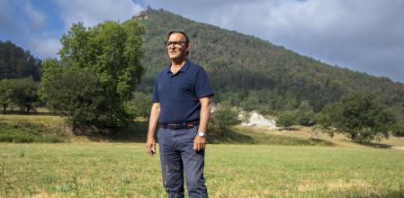 JOSEP MARIA D'ABADAL, EX ALCALDE DE VIC Y presidente de la Associació Catalana Promotora de la Certificació Forestal