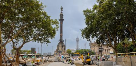 Las obras de la Rambla han comenzado por el tramo de Santa Mònica