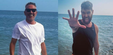 Kiko Hernández y Fran Antón disfrutan de unas vacaciones en familia en Málaga