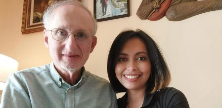 Dave y Jackie se conocieron en 2016.