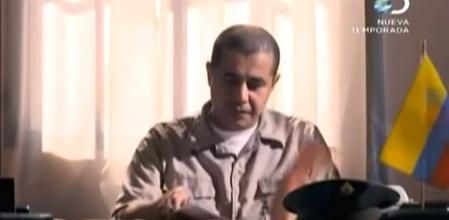 Edwin Arrieta se metió en la piel del coronel Aldana.