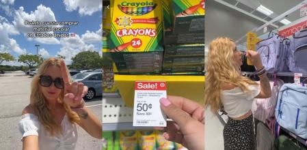 La tiktoker revela los precios de rotuladores, lápices y otros objetos en Florida 