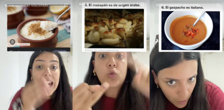 Muestra los platos “típicos españoles” que en realidad provienen de otras culturas: “Para reflexionar”