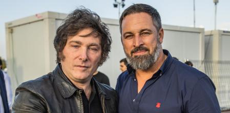 Javier Milei y Santiago Abascal