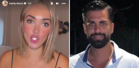 Marta Riesco y un joven turco desconocido